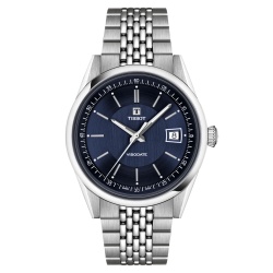 Tissot-Visodate-39mm-Herrenuhr-Automatik-Blau-T157-407-11-041-00