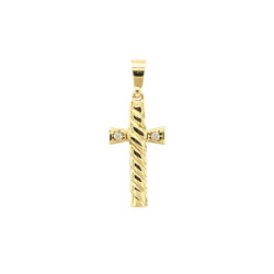 MIL15326-Anhanger-Kreuz-585-Gelbgold-mit-Zirkonia