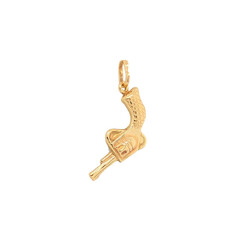 Anhanger-kleiner-Revolver-585-Gelbgold