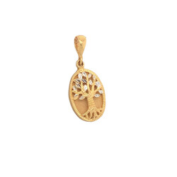 E10947-Anhanger-Lebensbaum-585-Gold-Bicolor-seitlich