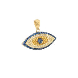 E10949-Anhanger-schutzendes-Auge-585-Gelbgold-mit-Zirkonia-seitlich