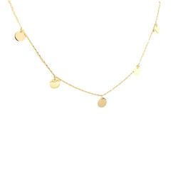 E10951-Collierkette-Plattchen-585-Gelbgold-seitlich