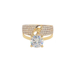 E10974-Ring-Fusion-585-Gelbgold-mit-Zirkonia-frontal