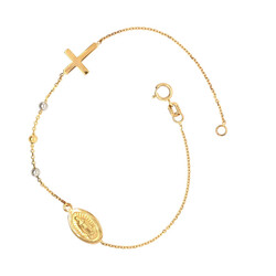 E10976-Armband-Kreuz-und-Mutter-Maria-585-Gold