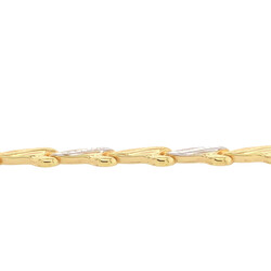 E10978-Armband-Bicolor-Fantasiemuster-585-Gold-Detail