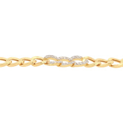 E10981-Armband-Panzer-Zirkonia-585-Gelbgold-Detail