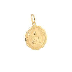 E11079-Anhanger-Engel-mit-Flugeln-585-Gold-seitlich