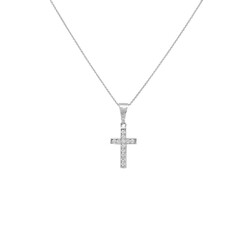 E11094-Anhanger-Kreuz-mit-Kette-mit-Zirkonia-585-Gold-frontal