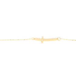 E11129-Armband-Kreuz-mit-Zirkonia-585-Gold-liegend