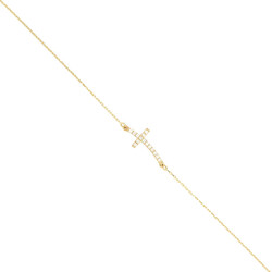 E11129-Armband-Kreuz-585-Gold-mit-Zirkonia-diagonal