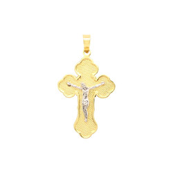 Orthodoxen-Kreuz-585-Gold-frontal