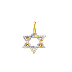 1470-Anhanger-Davidstern-585-Gold-mit-Zirkonia