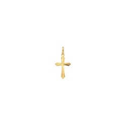 106974-Kreuz-Sonnenschliff-585-Gelbgold-frontal-2