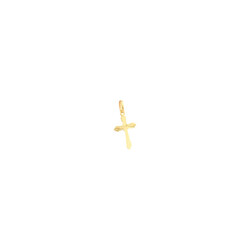 106974-Kreuz-Sonnenschliff-585-Gelbgold-seitlich-1