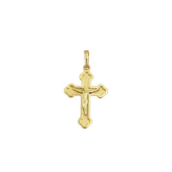 E12010-Anha-nger-Kreuz-Orthodox-585-Gold-klein-mit-Korpus