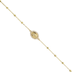 E12029_585_Gold_Armband_Mutter_Maria_mit_Zirkonia_frontal