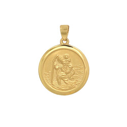 E12030_Anhaenger_Heiliger_Christophorus_585_Gold_frontal