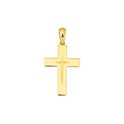 Anha-nger_Kreuz_585_Gelbgold_E12494