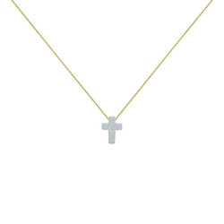 Kreuzkette_Weisser_Opal_585_Gelbgold